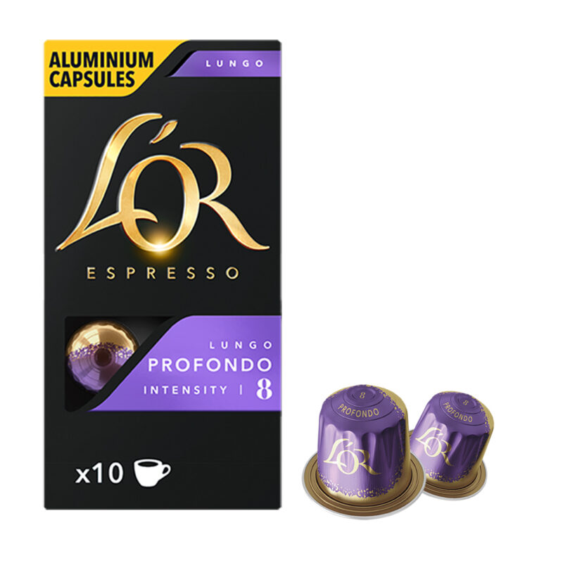Espresso LOR Lungo Profondo συμβατές με Μηχανή Nespresso 10τεμάχια