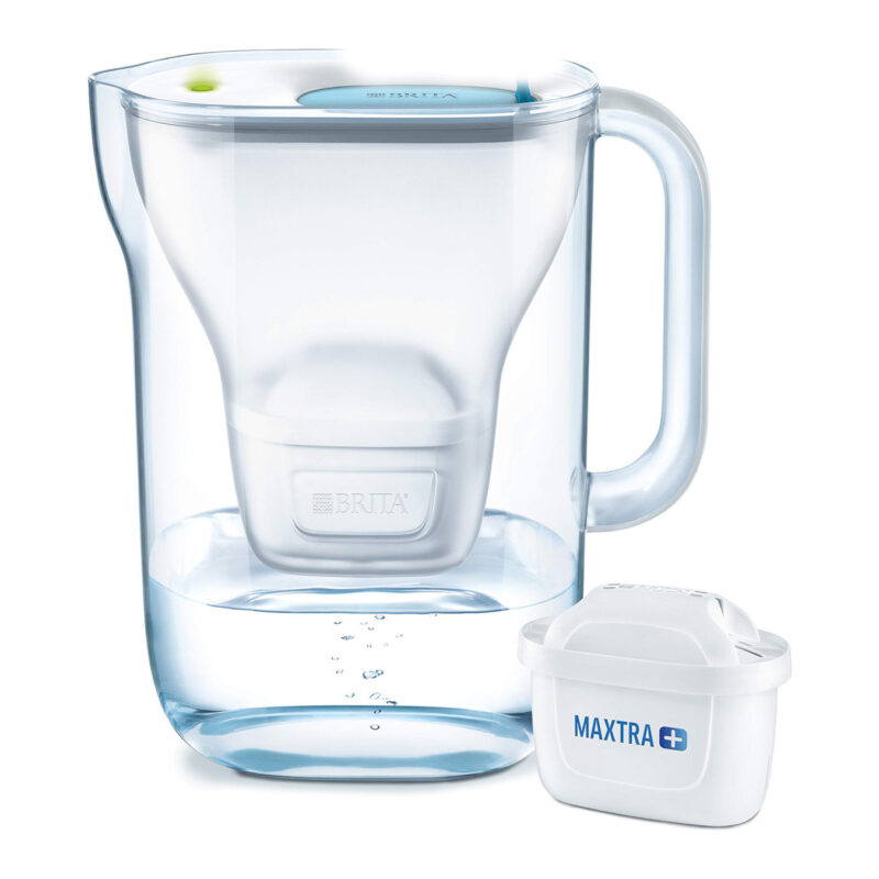 Brita Κανάτα Fill Enjoy Style Basic Blue μπλε Πλαστική Με Καπάκι 2400ml