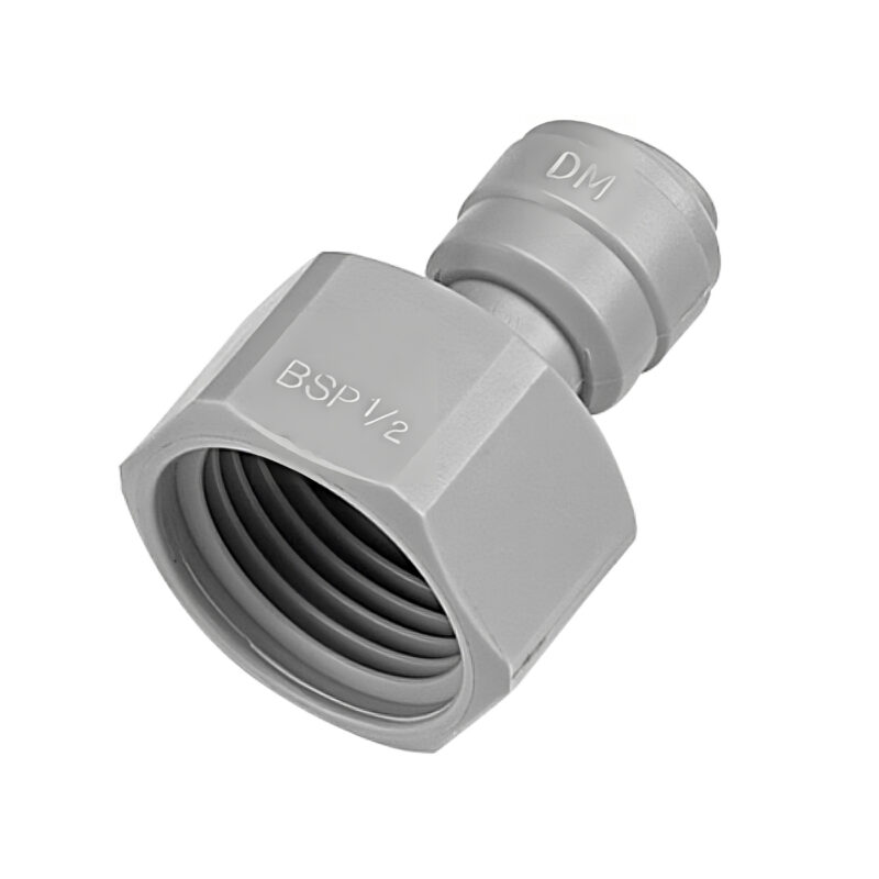 Ταχυσύνδεσμος Κούμπωμα 1 4 inch σε Θυλικό Σπείρωμα 1 2 inch