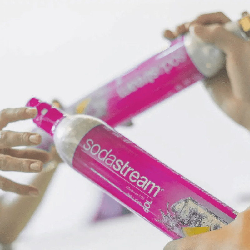 σε άδειο Sodastream Κύλινδρο CO2 quickconnect Για Παρασκευή Ανθρακούχου Νερού 60L