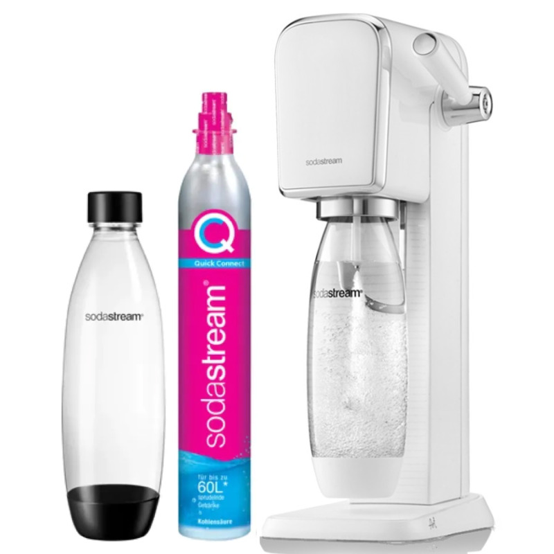 Εικόνα προϊόντος: Συσκευή Sodastream Art White για ανθρακούχο νερό - Λευκό χρώμα, χωρίς ρεύμα.