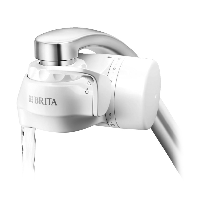 Φίλτρο νερού BRITA ON TAP V, 4 σταδίων φιλτράρισμα, 600 λίτρα, λευκό, για συσκευή βρύσης.