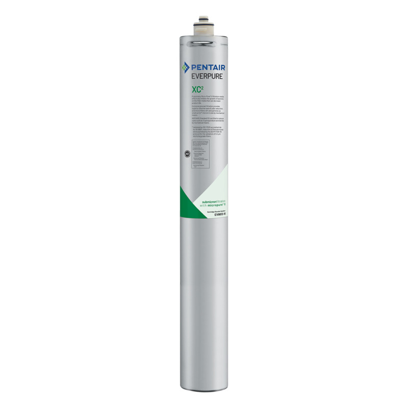 Φίλτρο νερού Pentair Everpure XC2 Quick Connect, 8330L, 3.8L/min, υποπάγκου, άνθρακας & ιζήματα, 2-38°C, 0.15μm.