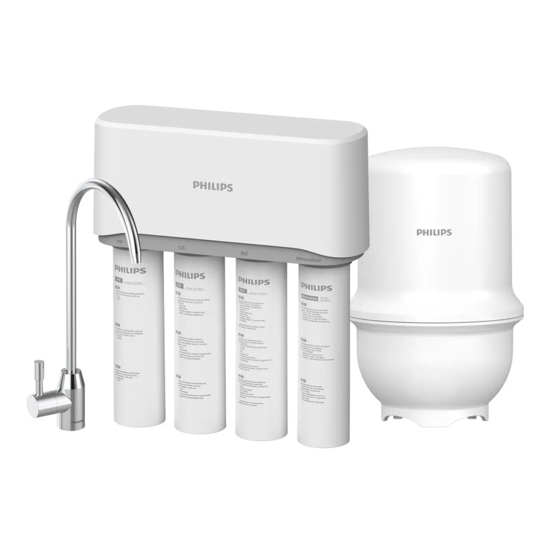 Φίλτρο νερού αντίστροφης όσμωσης Philips AUT3268, 4 σταδίων φιλτράρισμα, τοποθέτηση κάτω πάγκου, ροή 2L/λεπτό.