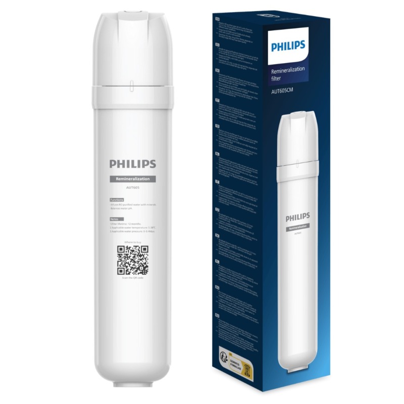 Φίλτρο εμπλουτισμού νερού Philips AUT605CM για απόλαυση καθαρού νερού. Αναβαθμίστε τη γεύση και ισορροπήστε το pH.