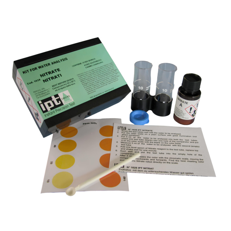 Τεστ Ανίχνευσης Νιτρικών Νερού - Nitrate Test Kit