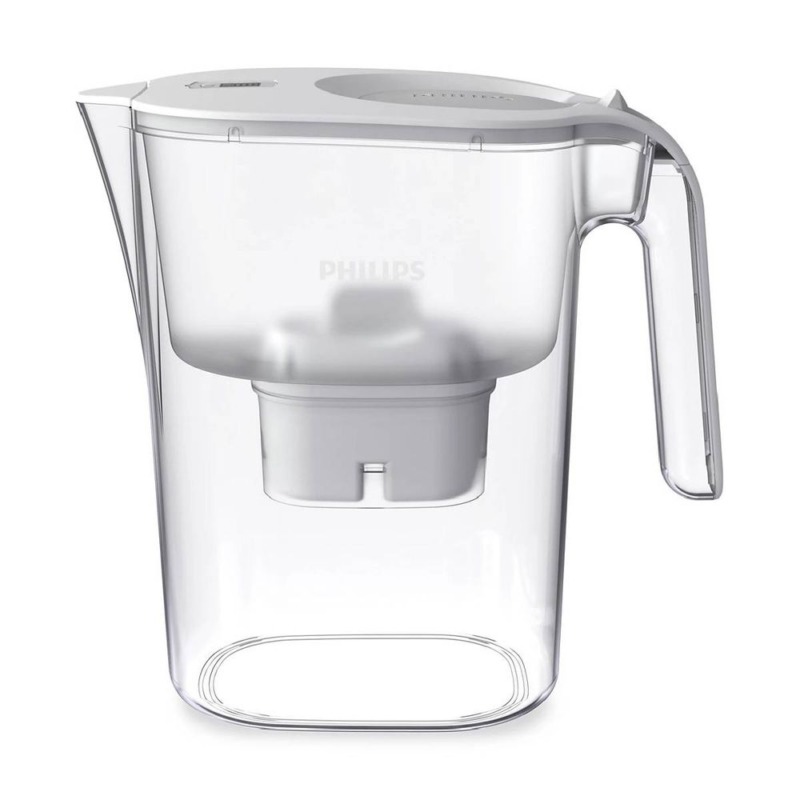 Philips Κανάτα AWP2953WHT Micro X Clean Λευκή Πλαστική Με Καπάκι 3400ml