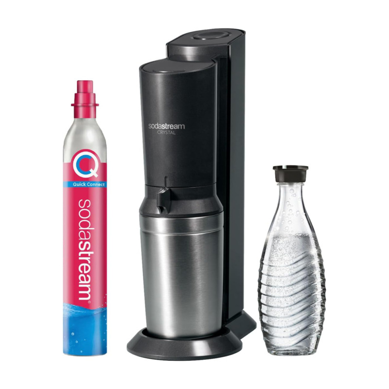 Εικόνα προϊόντος: Sodastream Crystal 3.0 Black Συσκευή Παρασκευής Ανθρακούχου Νερού - Μαύρο χωρίς ρεύμα, εύκολη στη χρήση