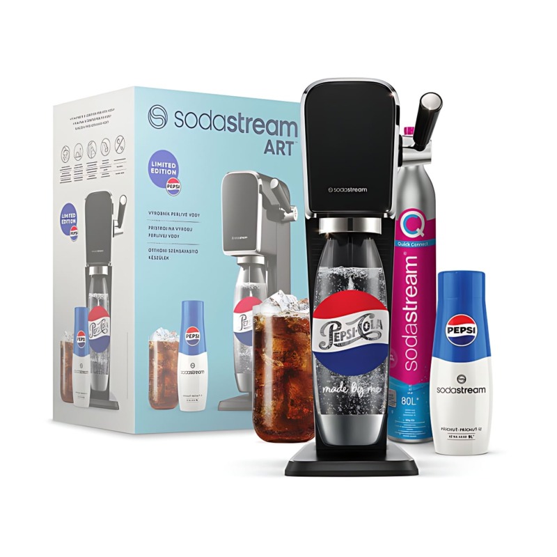 Sodastream Art Pepsi Συσκευή Παραγωγής Ανθρακούχου Νερού με γεύση Pepsi